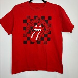The Rolling Stones Kids Red Graphic Tee -Iconic Tongue Logo size XL